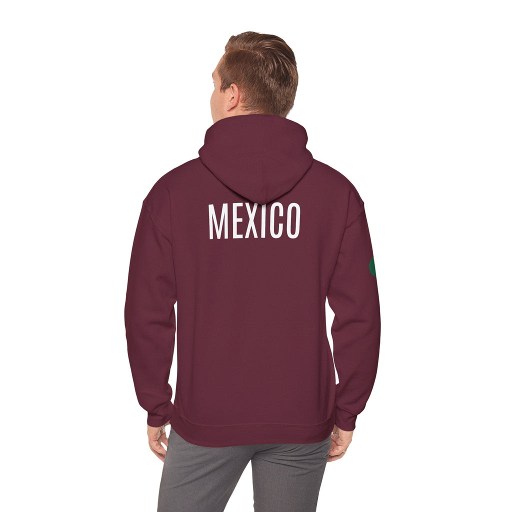 Mexico Flag Hoodie Minimal Mexican Pride Pullover - Etna Gift