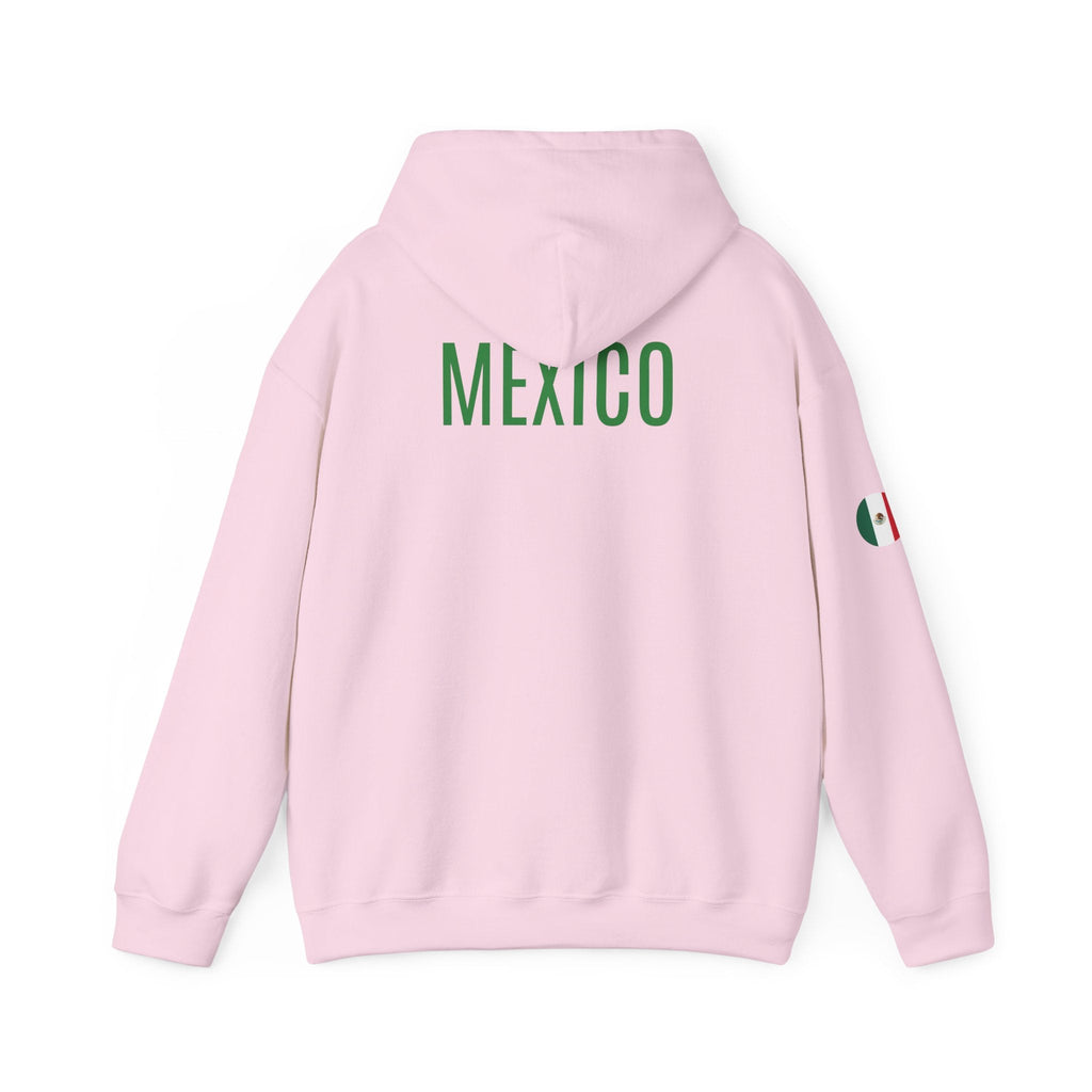 Mexico Flag Hoodie Minimal Mexican Pride Pullover - Etna Gift