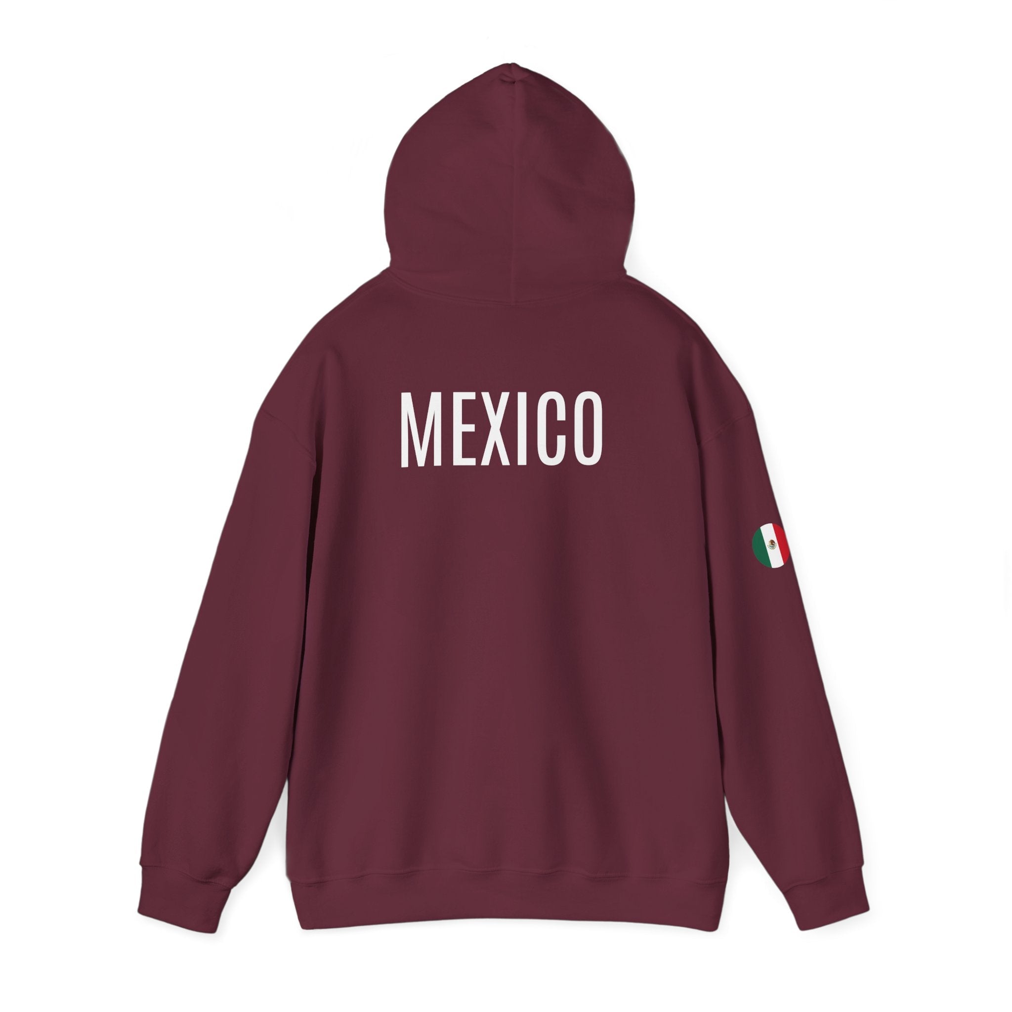 Mexico Flag Hoodie Minimal Mexican Pride Pullover - Etna Gift