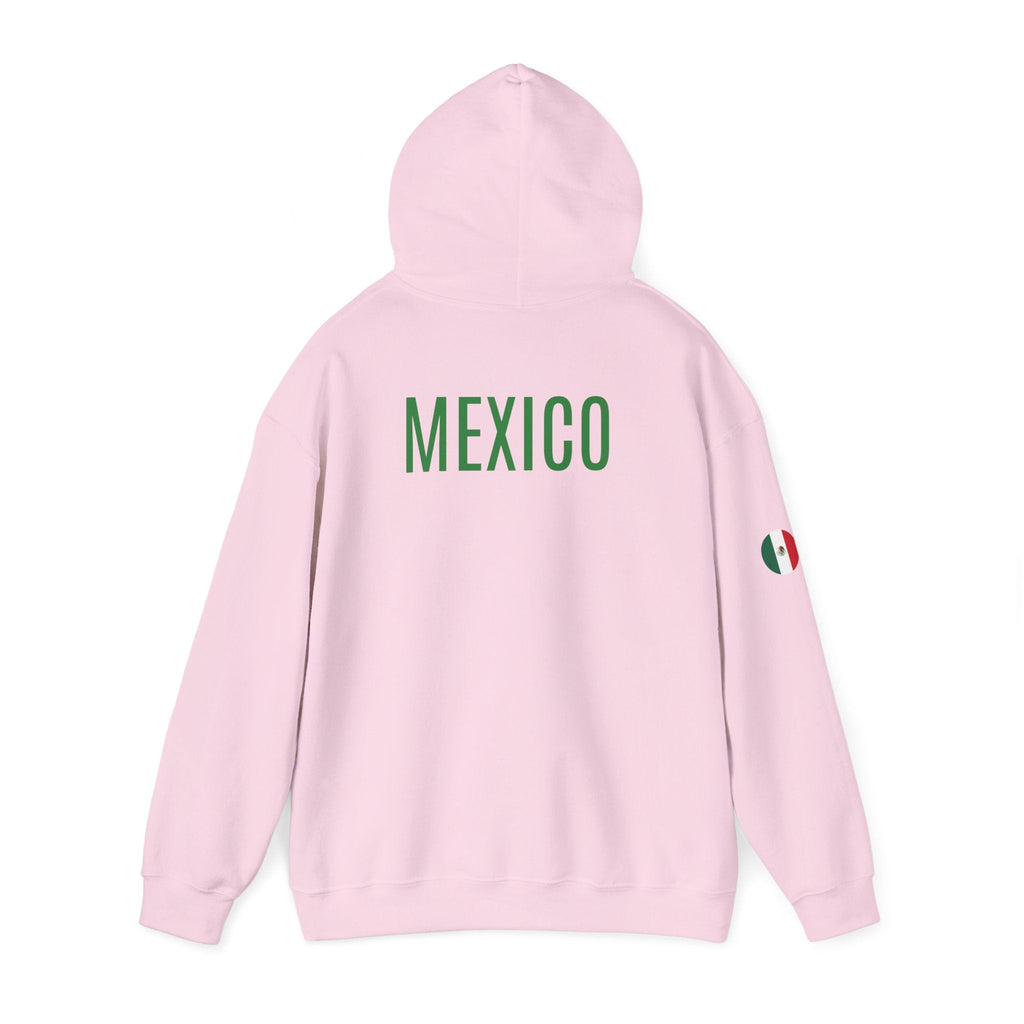 Mexico Flag Hoodie Minimal Mexican Pride Pullover - Etna Gift