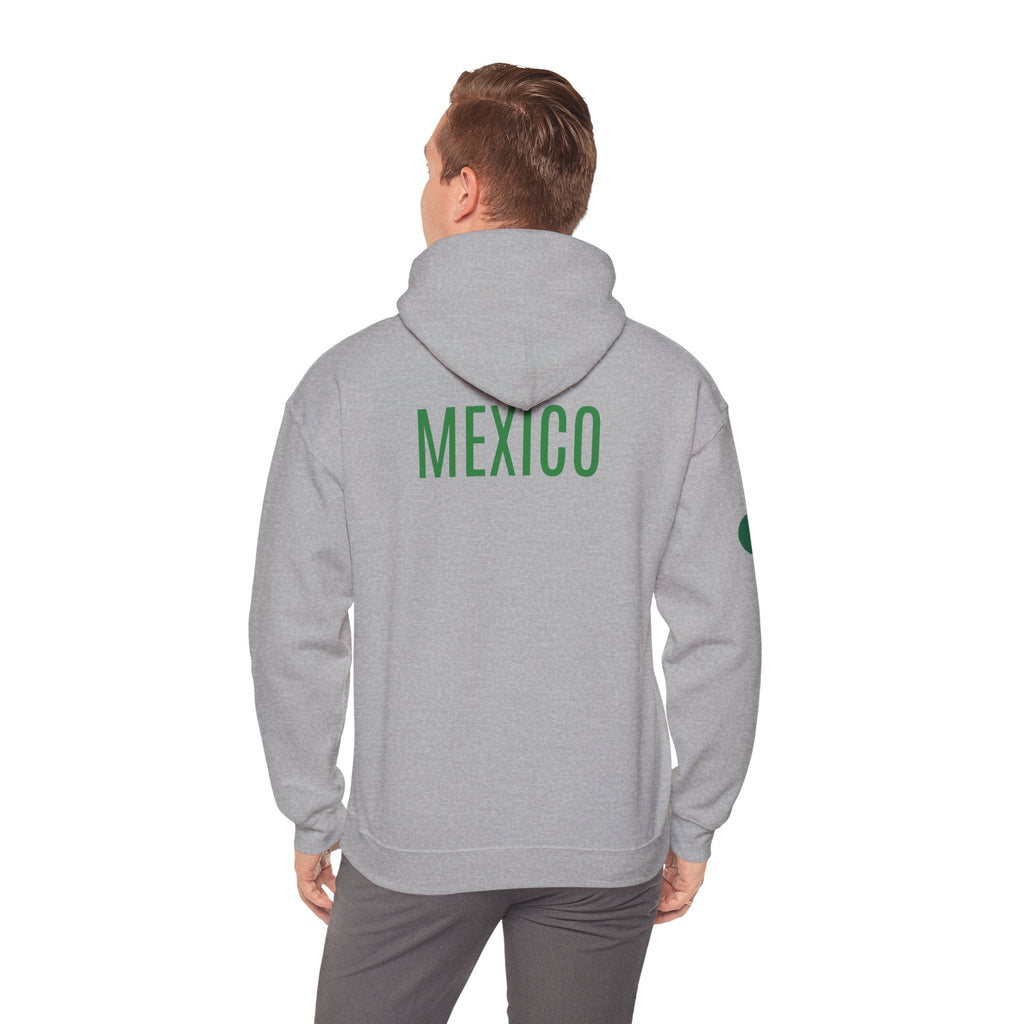 Mexico Flag Hoodie Minimal Mexican Pride Pullover - Etna Gift