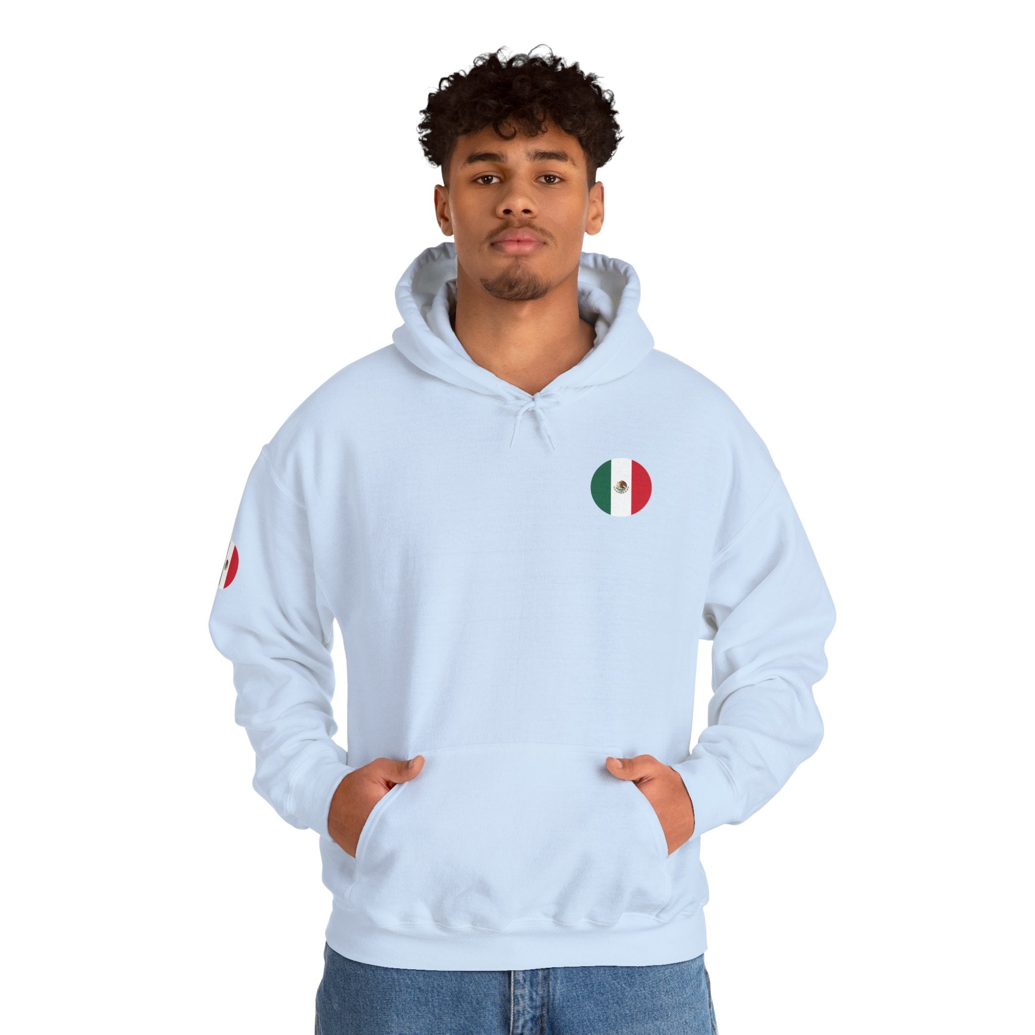 Mexico Flag Hoodie Minimal Mexican Pride Pullover - Etna Gift