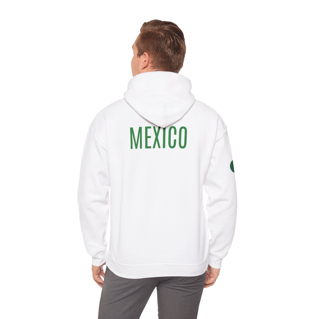 Mexico Flag Hoodie Minimal Mexican Pride Pullover - Etna Gift