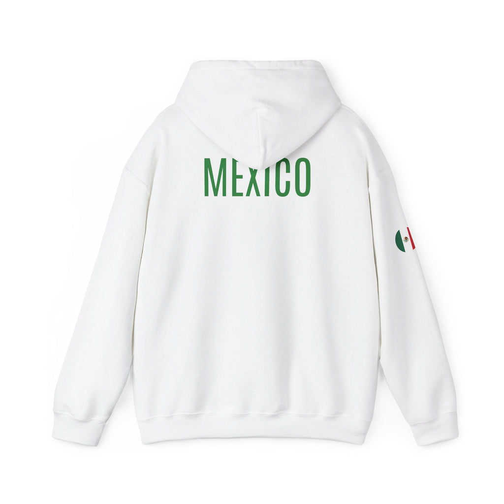 Mexico Flag Hoodie Minimal Mexican Pride Pullover - Etna Gift