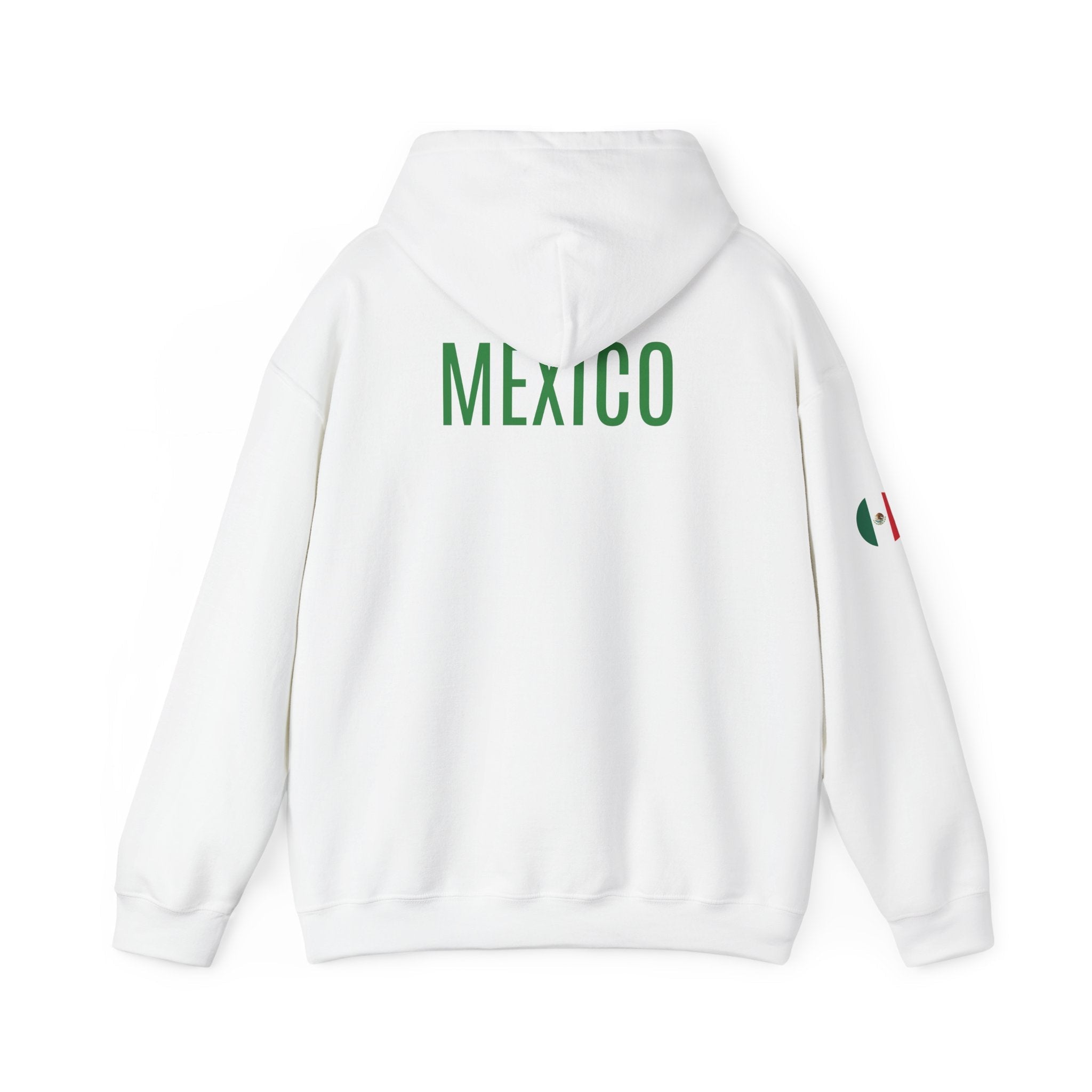 Mexico Flag Hoodie Minimal Mexican Pride Pullover - Etna Gift