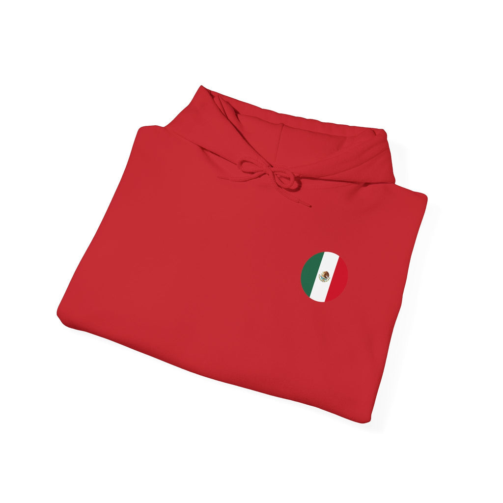 Mexico Flag Hoodie Minimal Mexican Pride Pullover - Etna Gift