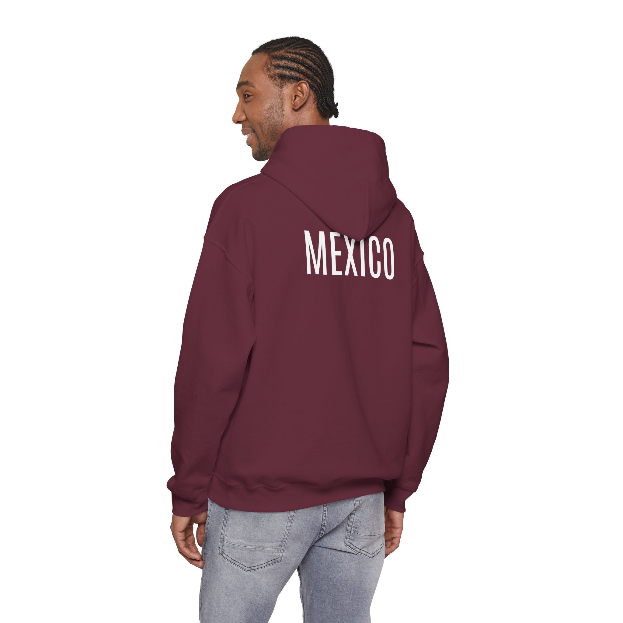 Mexico Flag Hoodie Minimal Mexican Pride Pullover - Etna Gift