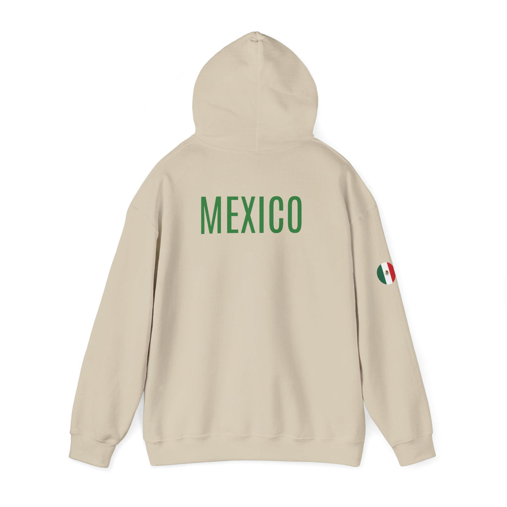 Mexico Flag Hoodie Minimal Mexican Pride Pullover - Etna Gift