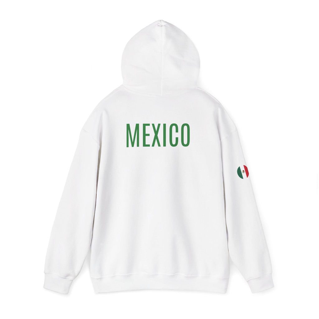 Mexico Flag Hoodie Minimal Mexican Pride Pullover - Etna Gift