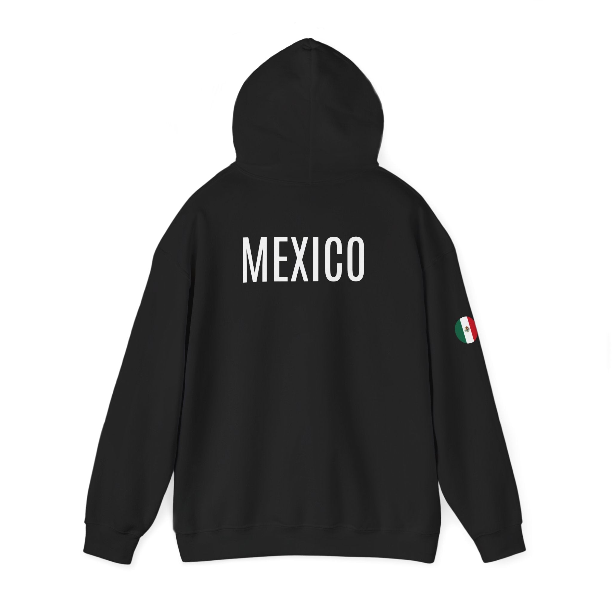 Mexico Flag Hoodie Minimal Mexican Pride Pullover - Etna Gift