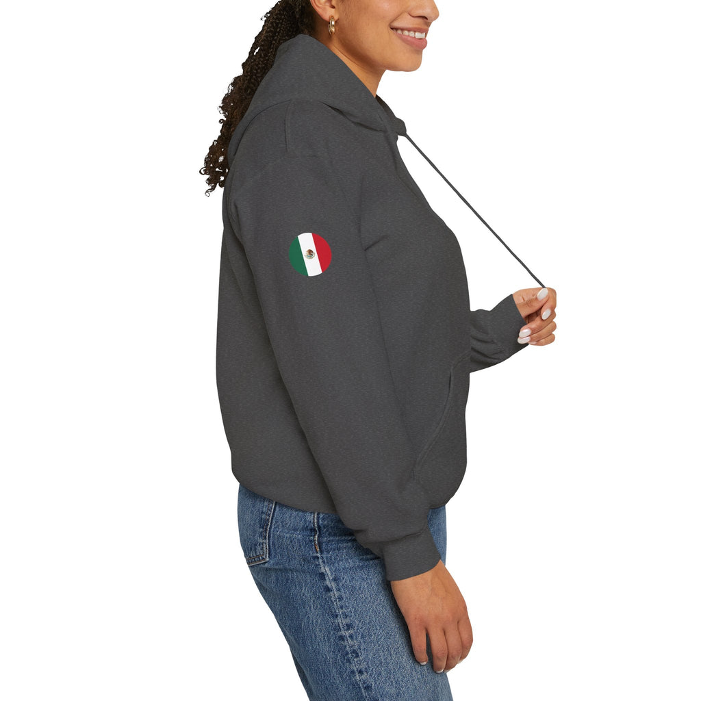 Mexico Flag Hoodie Minimal Mexican Pride Pullover - Etna Gift