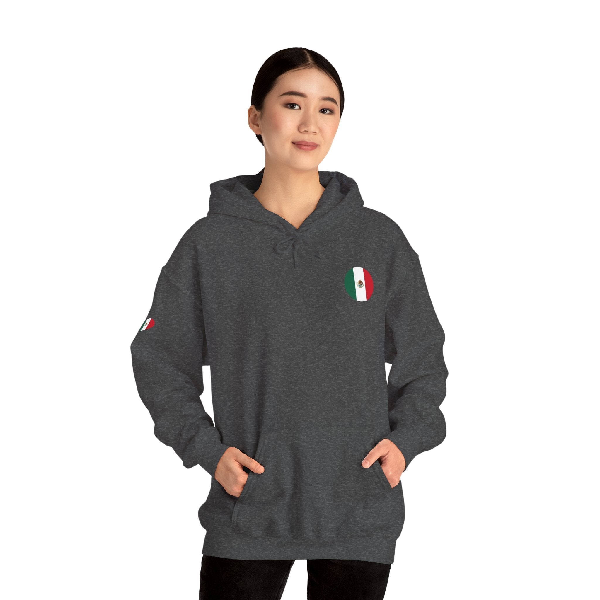 Mexico Flag Hoodie Minimal Mexican Pride Pullover - Etna Gift