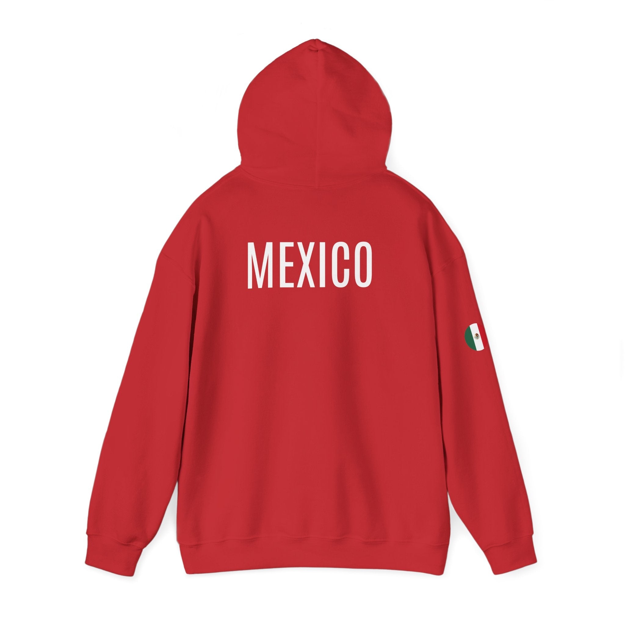 Mexico Flag Hoodie Minimal Mexican Pride Pullover - Etna Gift