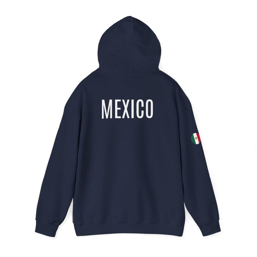 Mexico Flag Hoodie Minimal Mexican Pride Pullover - Etna Gift