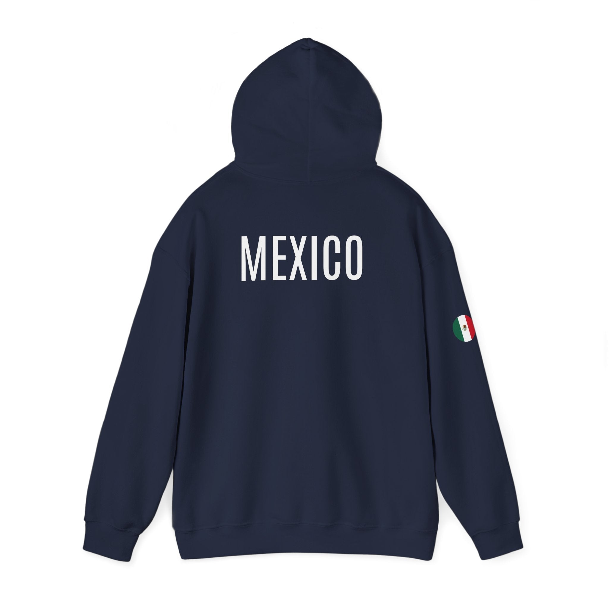 Mexico Flag Hoodie Minimal Mexican Pride Pullover - Etna Gift