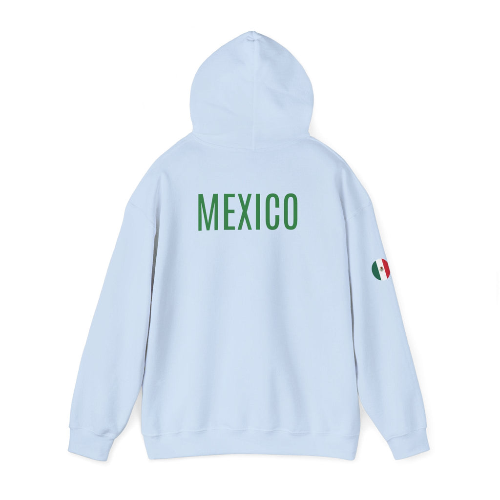Mexico Flag Hoodie Minimal Mexican Pride Pullover - Etna Gift