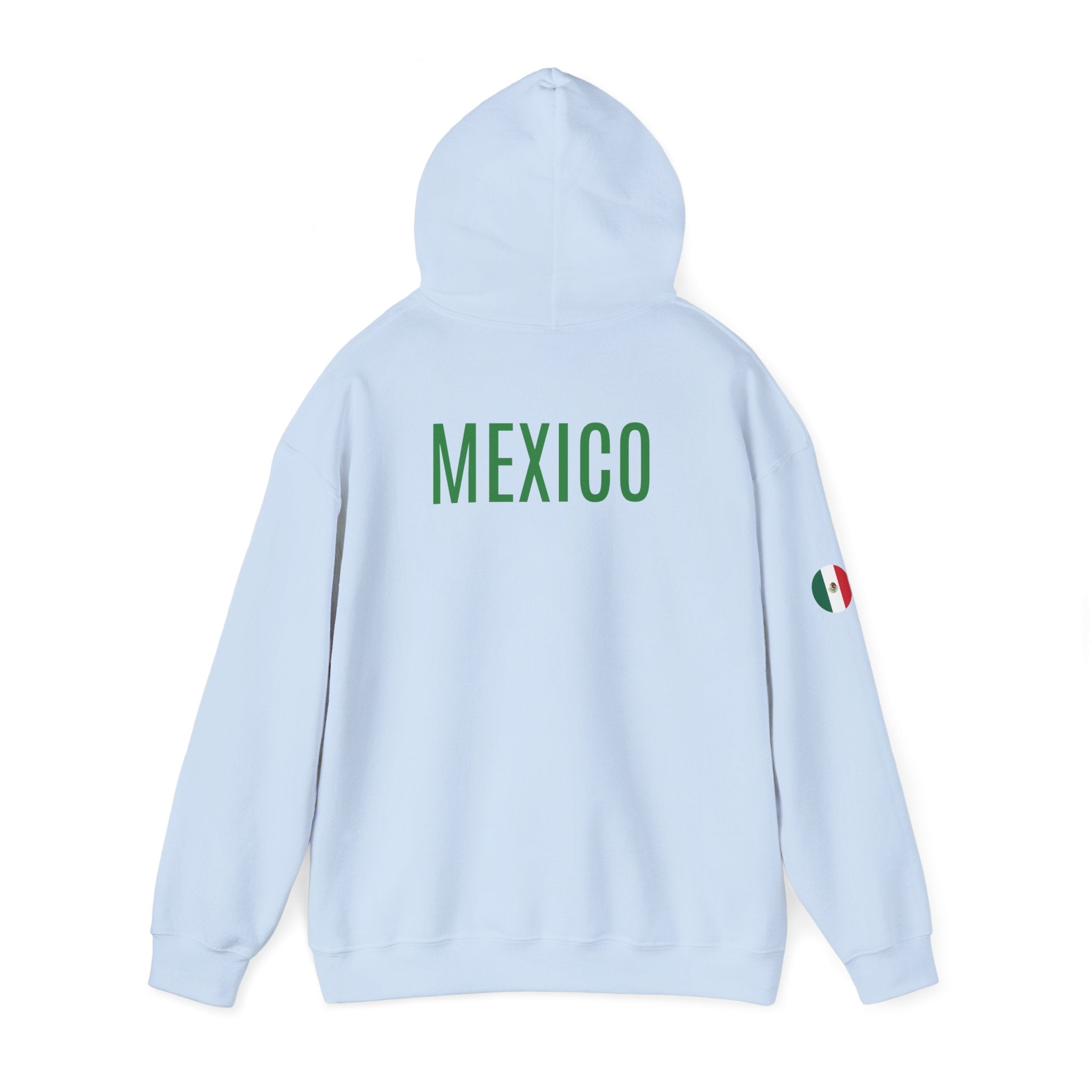 Mexico Flag Hoodie Minimal Mexican Pride Pullover - Etna Gift