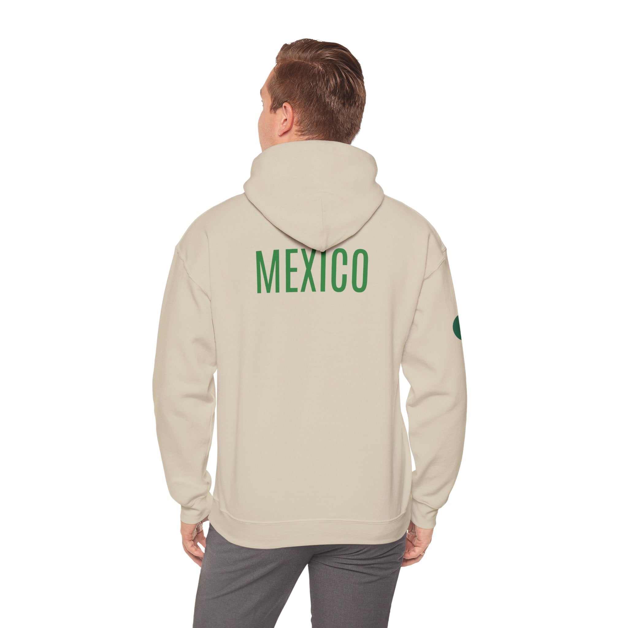 Mexico Flag Hoodie Minimal Mexican Pride Pullover - Etna Gift