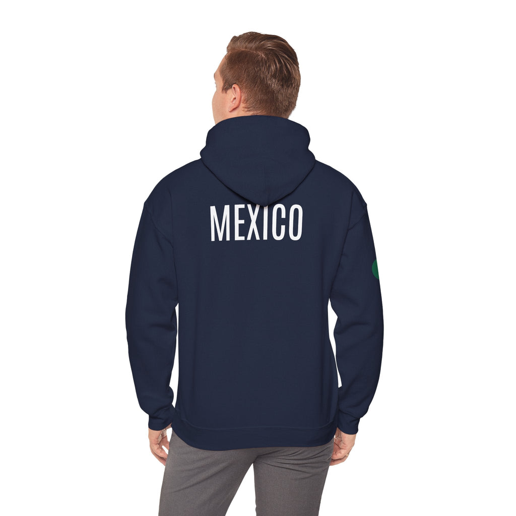 Mexico Flag Hoodie Minimal Mexican Pride Pullover - Etna Gift