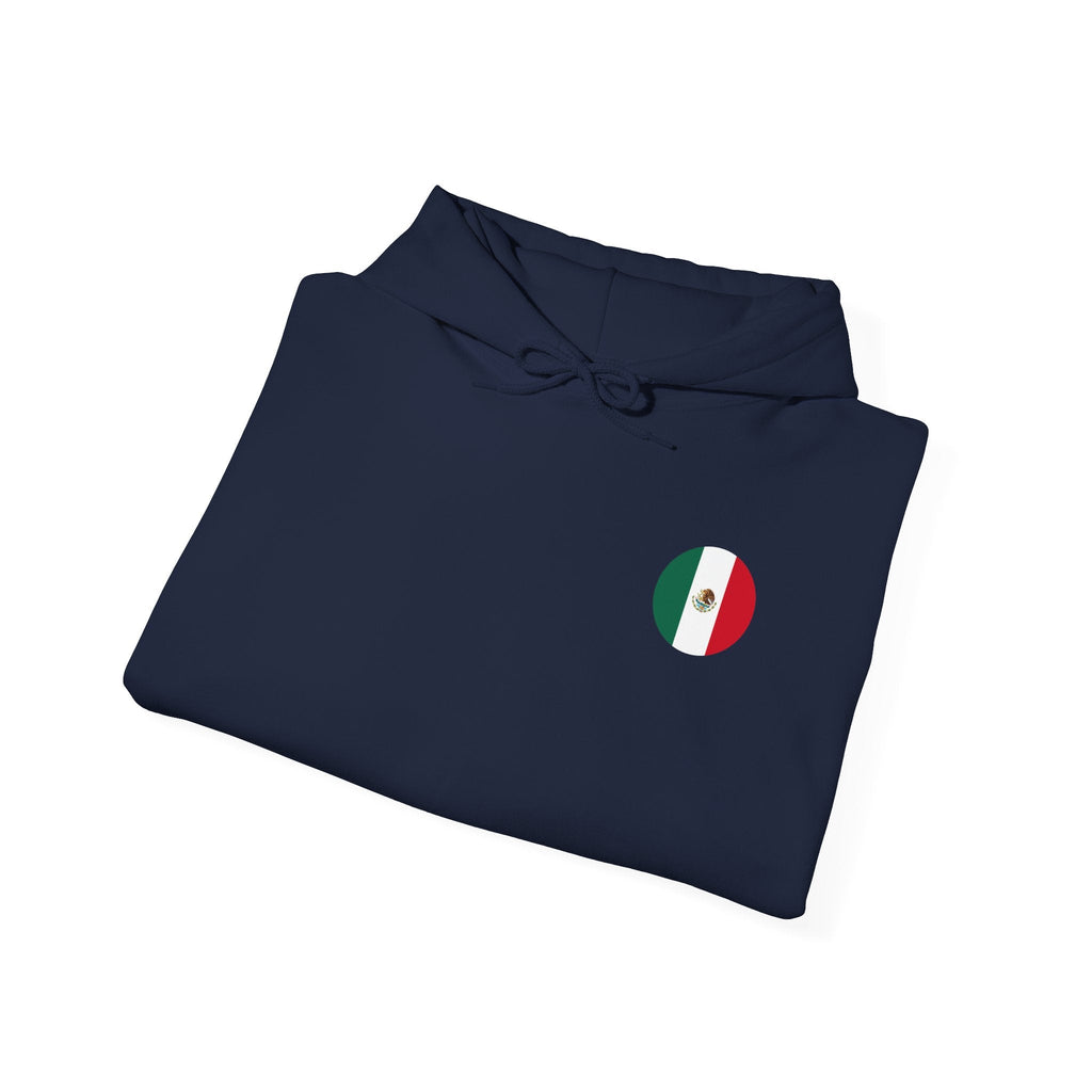 Mexico Flag Hoodie Minimal Mexican Pride Pullover - Etna Gift
