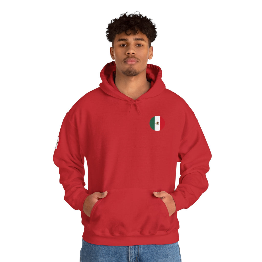 Mexico Flag Hoodie Minimal Mexican Pride Pullover - Etna Gift