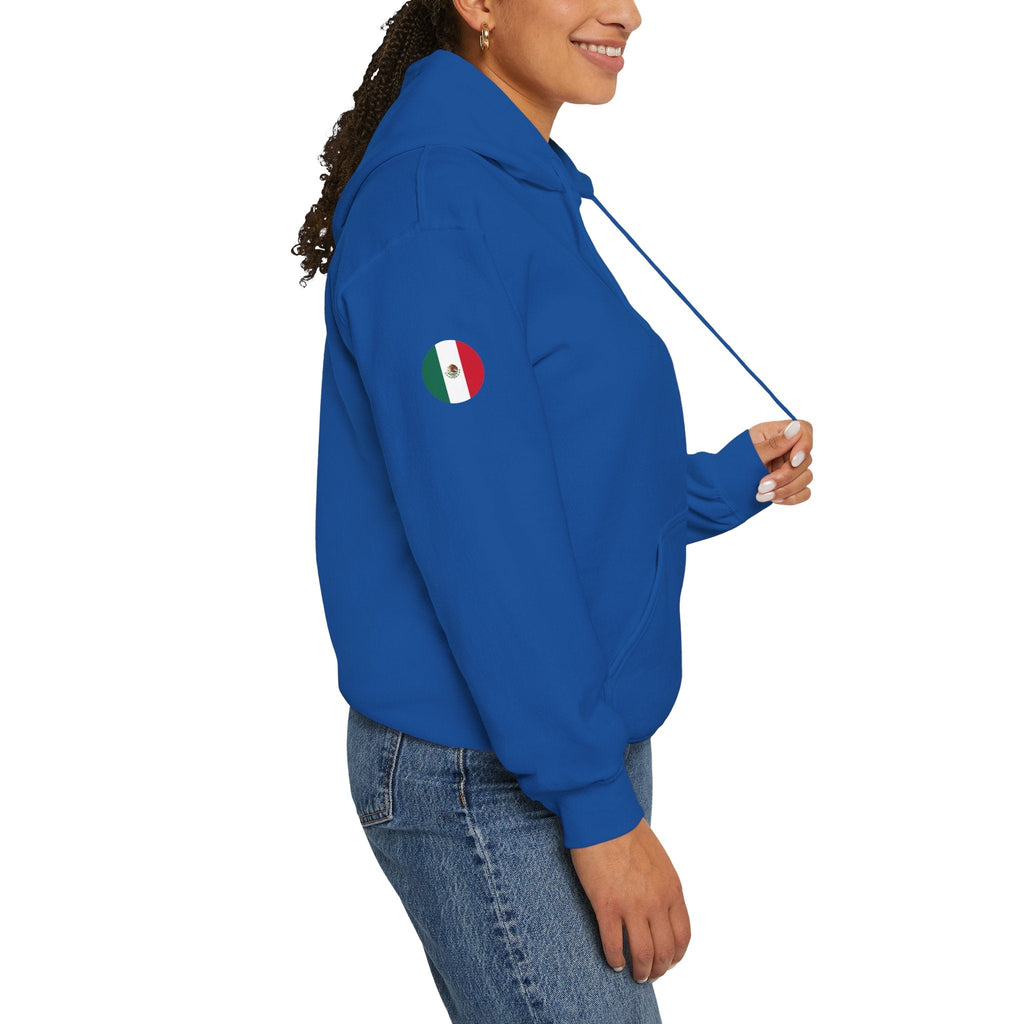 Mexico Flag Hoodie Minimal Mexican Pride Pullover - Etna Gift
