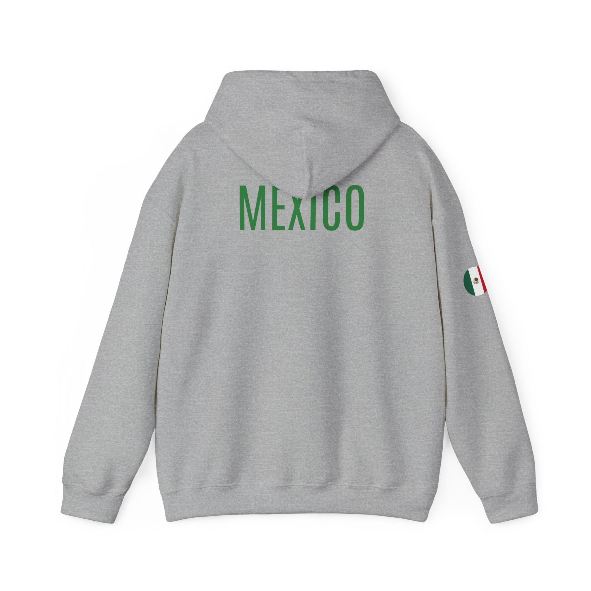 Mexico Flag Hoodie Minimal Mexican Pride Pullover - Etna Gift