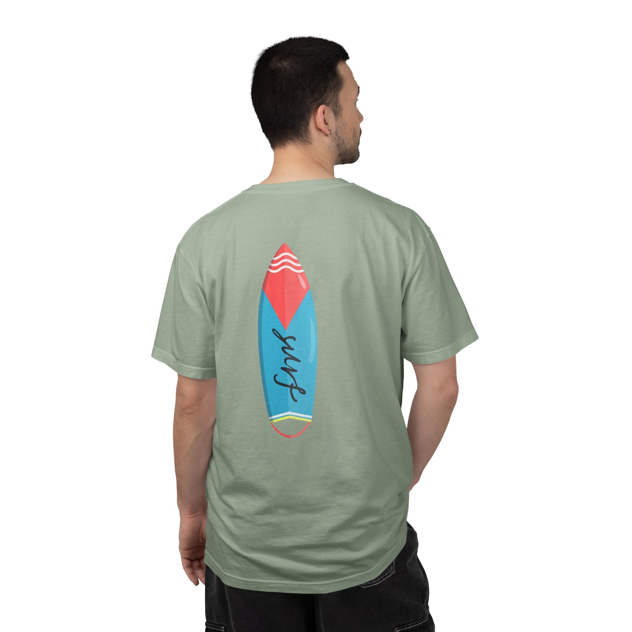 Miami Surfboard T-Shirt Colorful Beach Surf Tee - Etna Gift