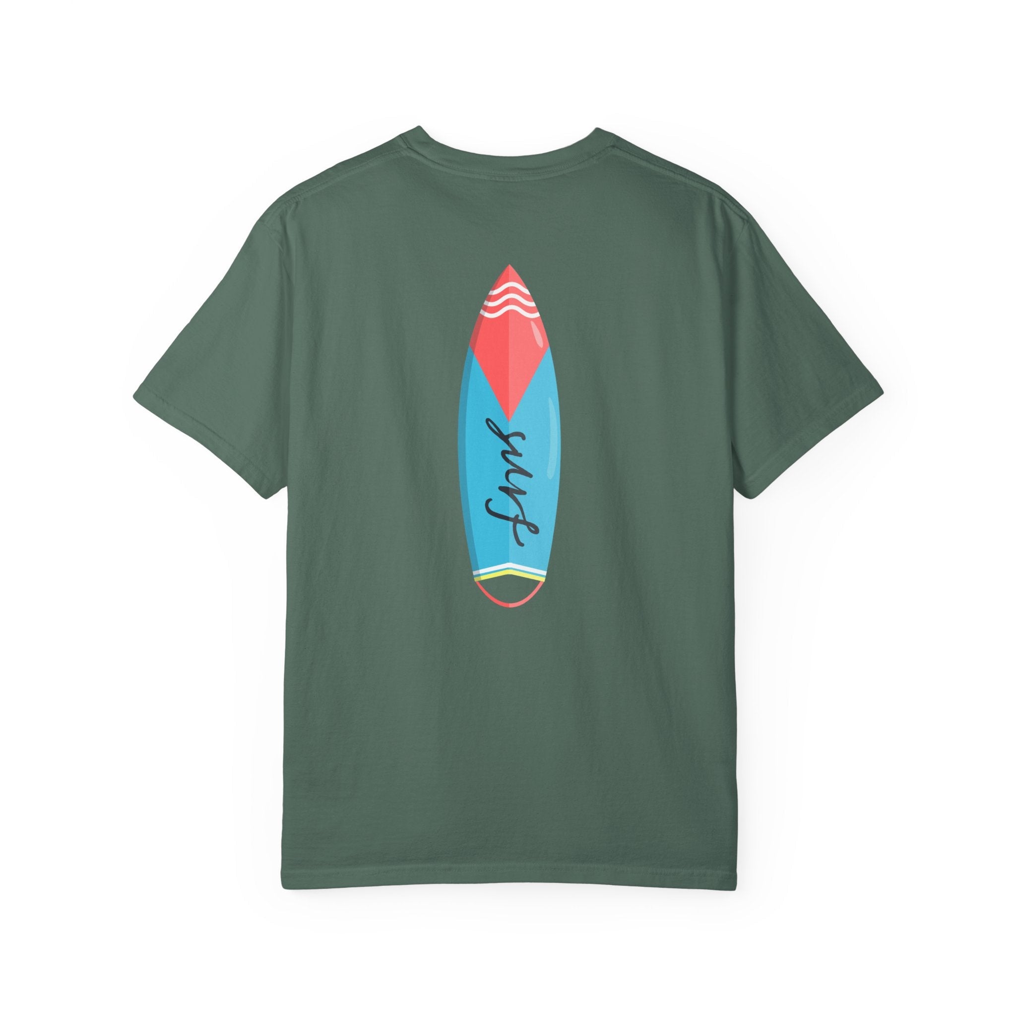 Miami Surfboard T-Shirt Colorful Beach Surf Tee - Etna Gift