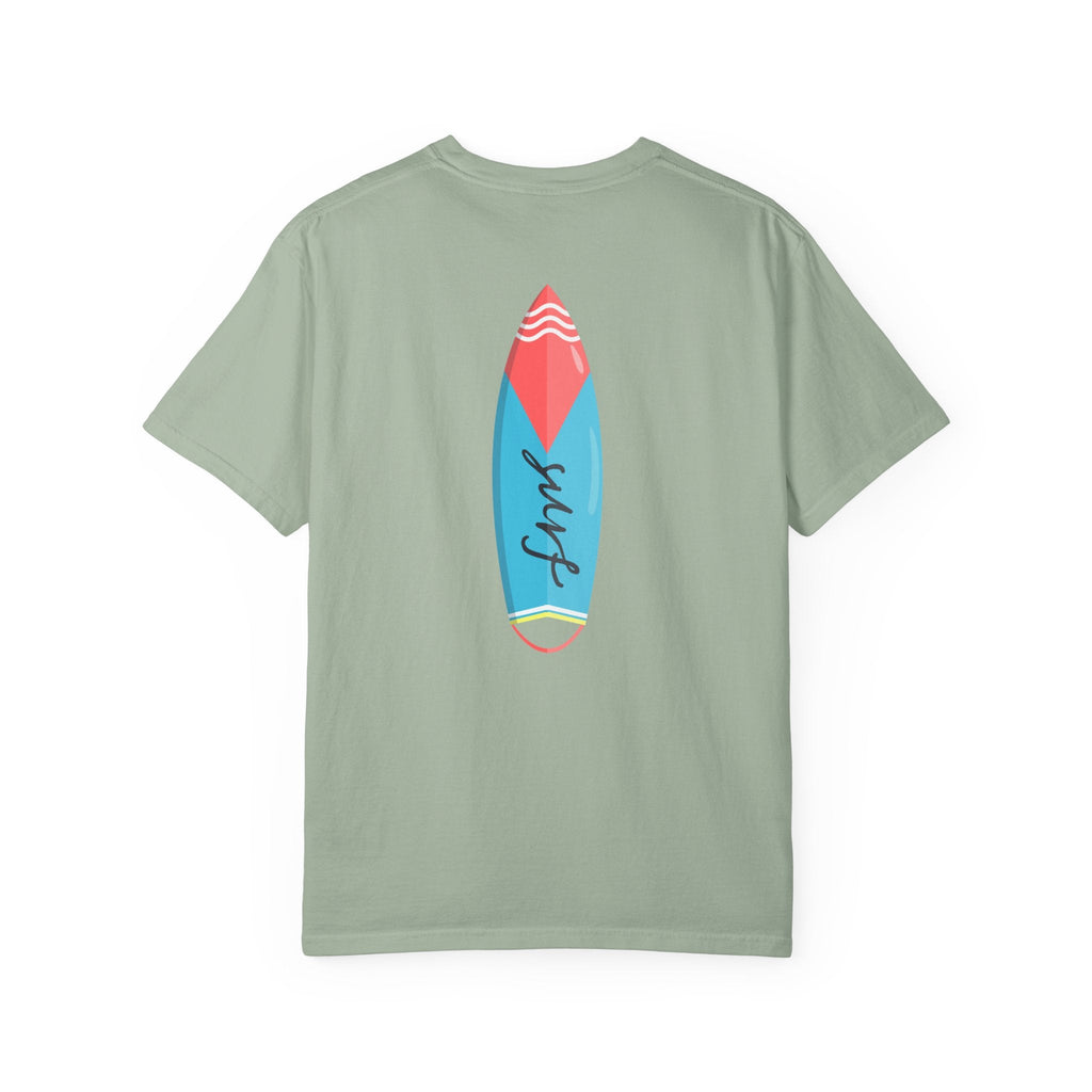 Miami Surfboard T-Shirt Colorful Beach Surf Tee - Etna Gift