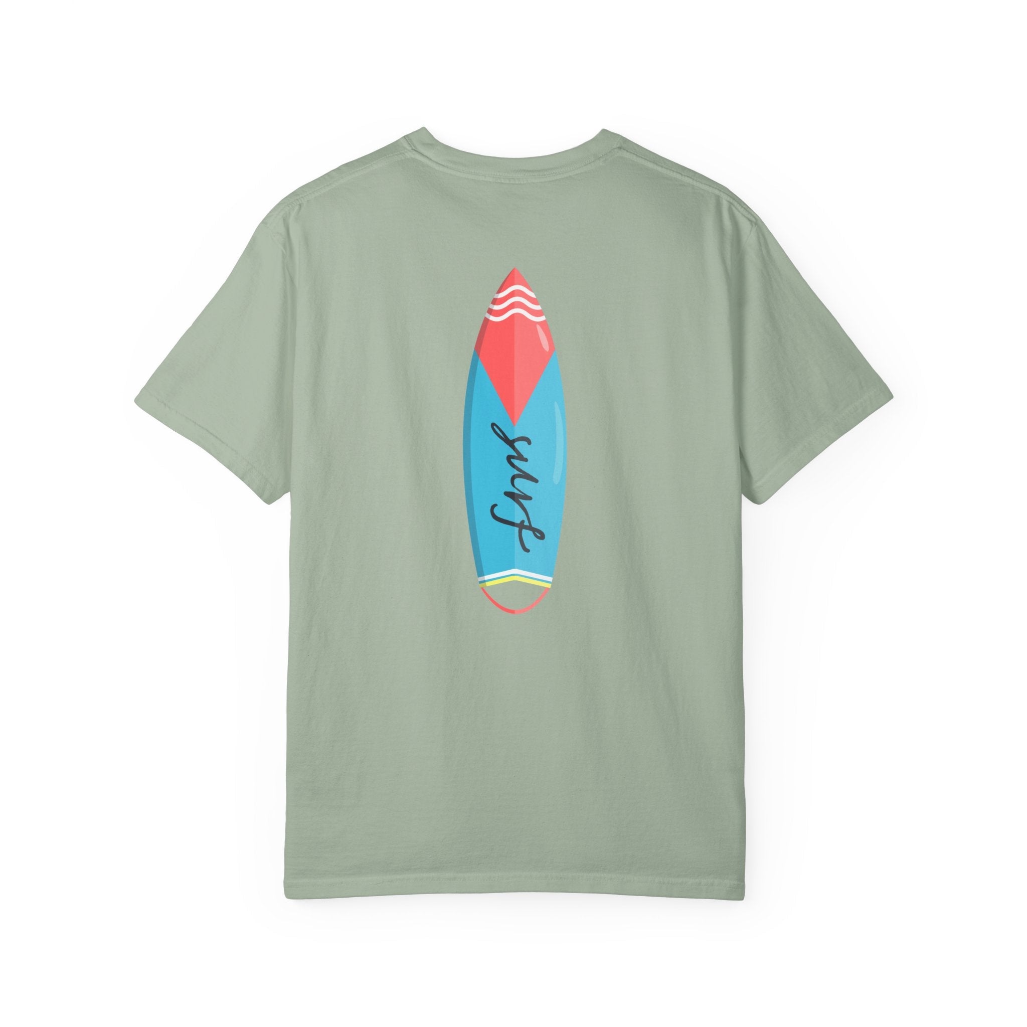 Miami Surfboard T-Shirt Colorful Beach Surf Tee - Etna Gift