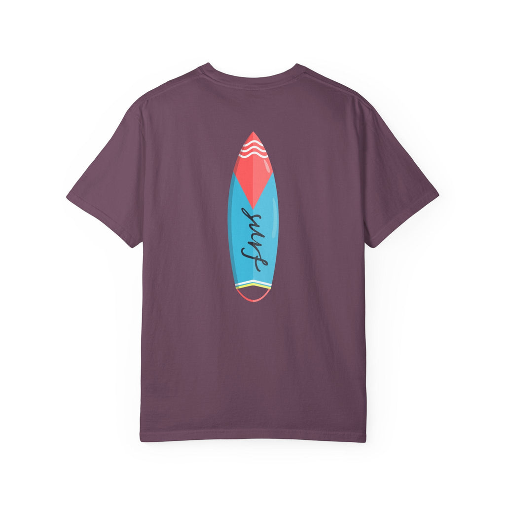 Miami Surfboard T-Shirt Colorful Beach Surf Tee - Etna Gift
