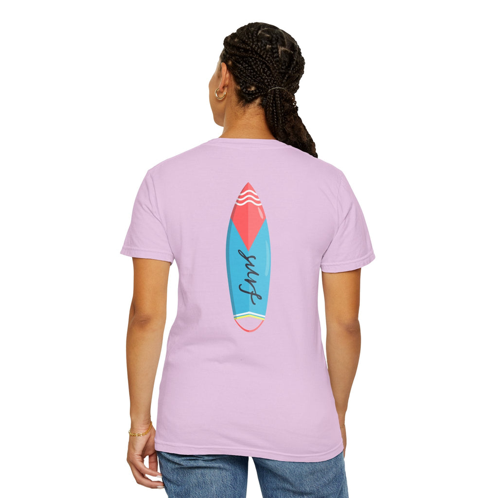Miami Surfboard T-Shirt Colorful Beach Surf Tee - Etna Gift