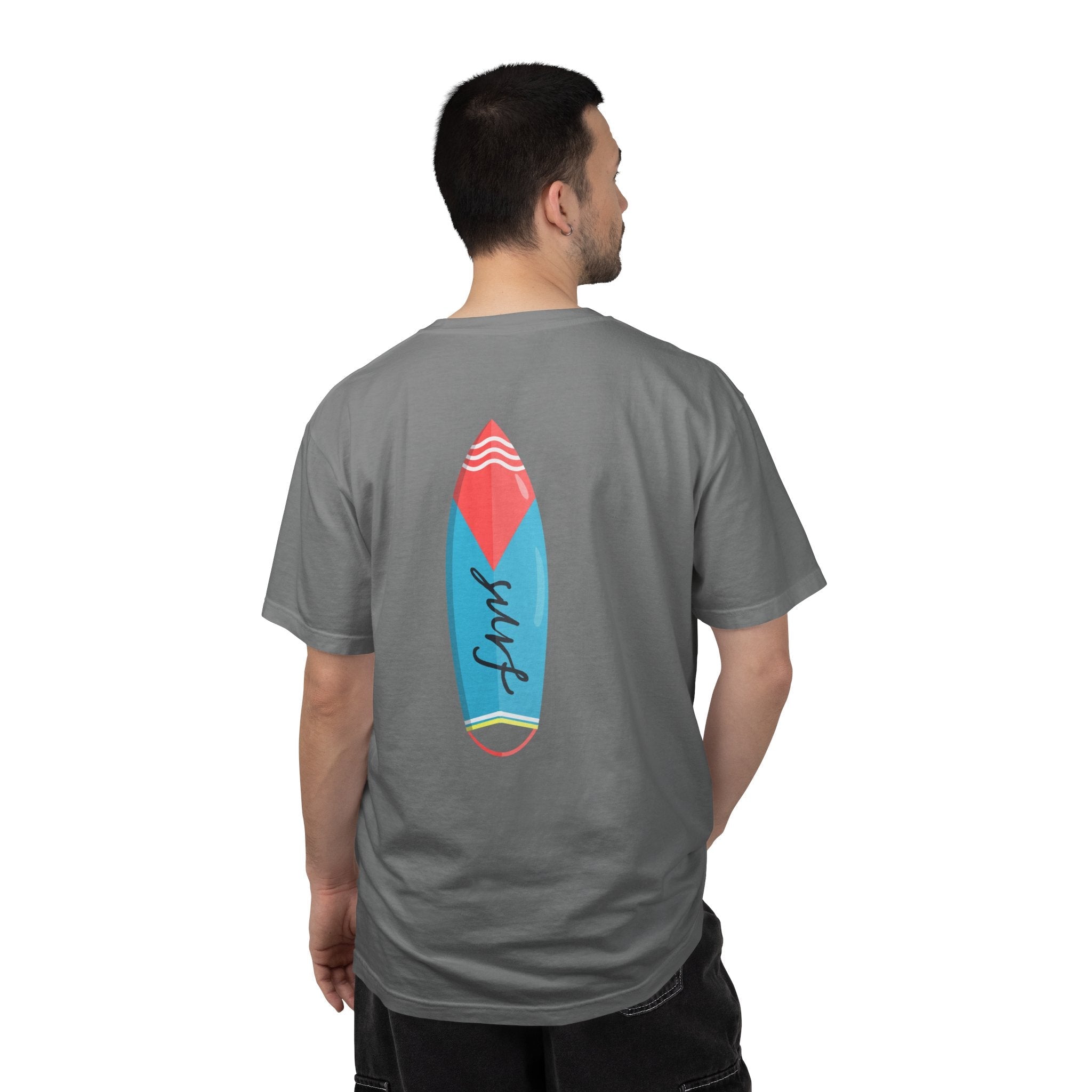 Miami Surfboard T-Shirt Colorful Beach Surf Tee - Etna Gift