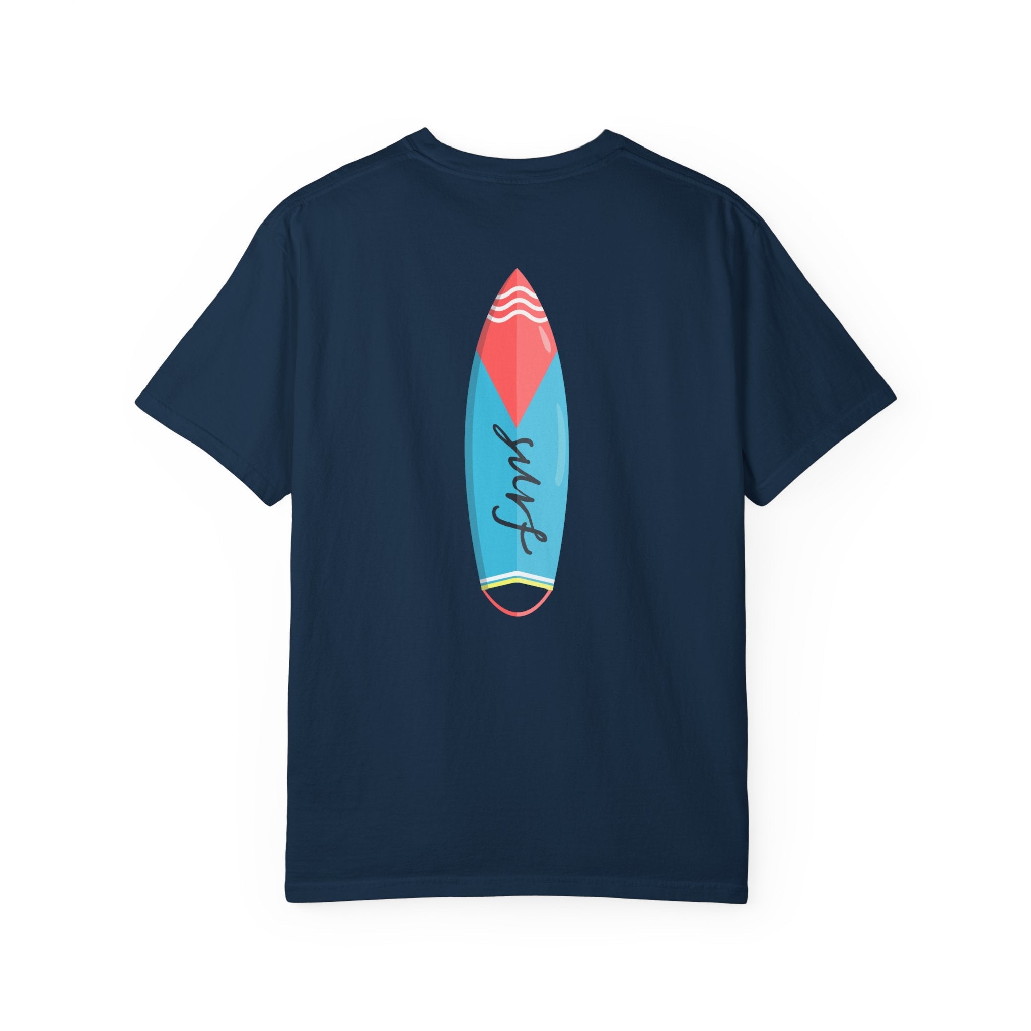 Miami Surfboard T-Shirt Colorful Beach Surf Tee - Etna Gift