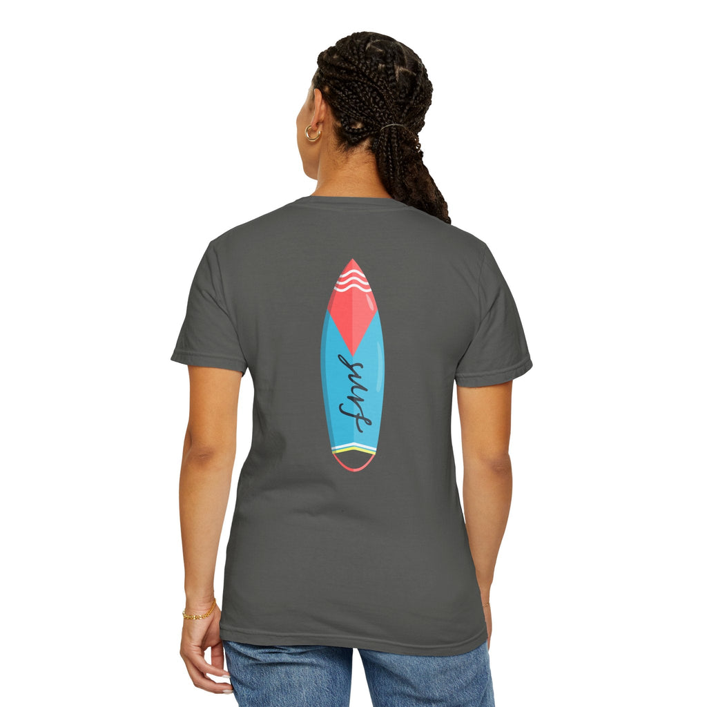 Miami Surfboard T-Shirt Colorful Beach Surf Tee - Etna Gift