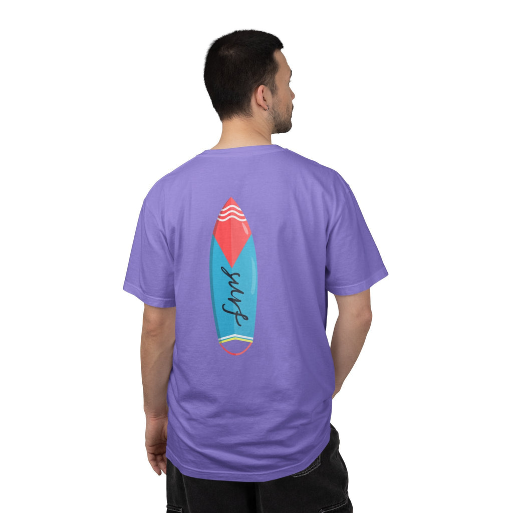 Miami Surfboard T-Shirt Colorful Beach Surf Tee - Etna Gift