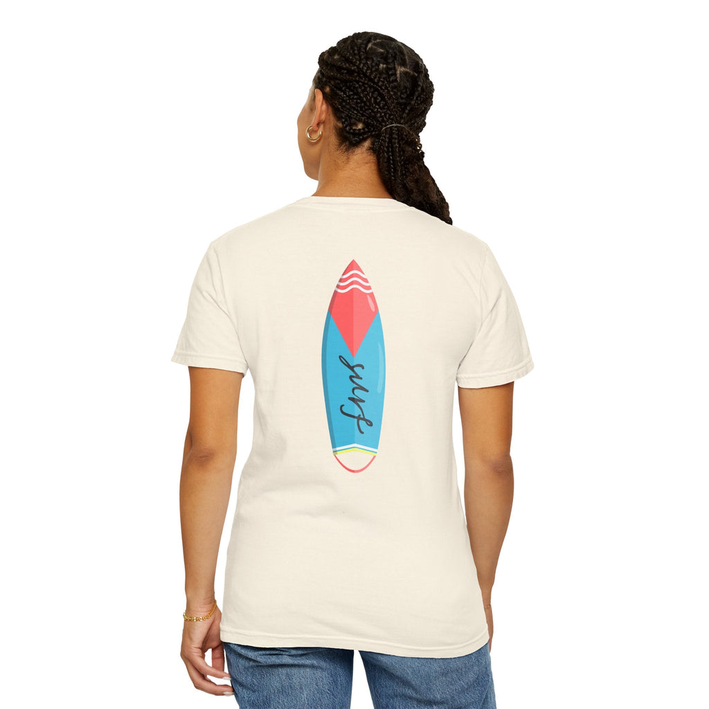 Miami Surfboard T-Shirt Colorful Beach Surf Tee - Etna Gift