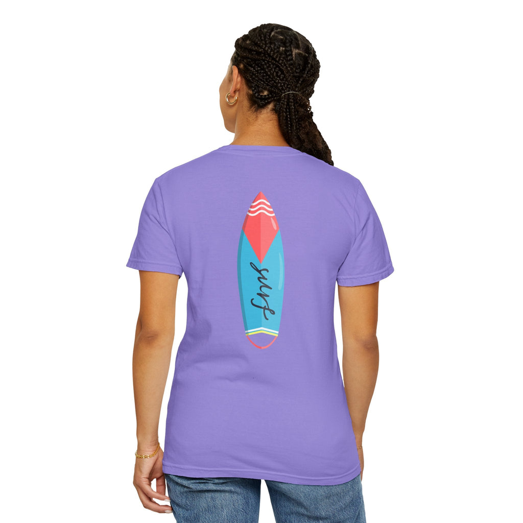 Miami Surfboard T-Shirt Colorful Beach Surf Tee - Etna Gift
