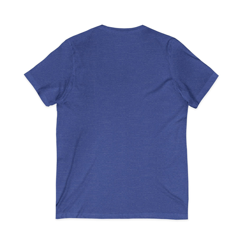 Minimal Pink Whale V - Neck Tee - Etna Gift