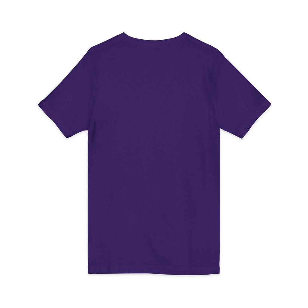 Minimal Pink Whale V - Neck Tee - Etna Gift