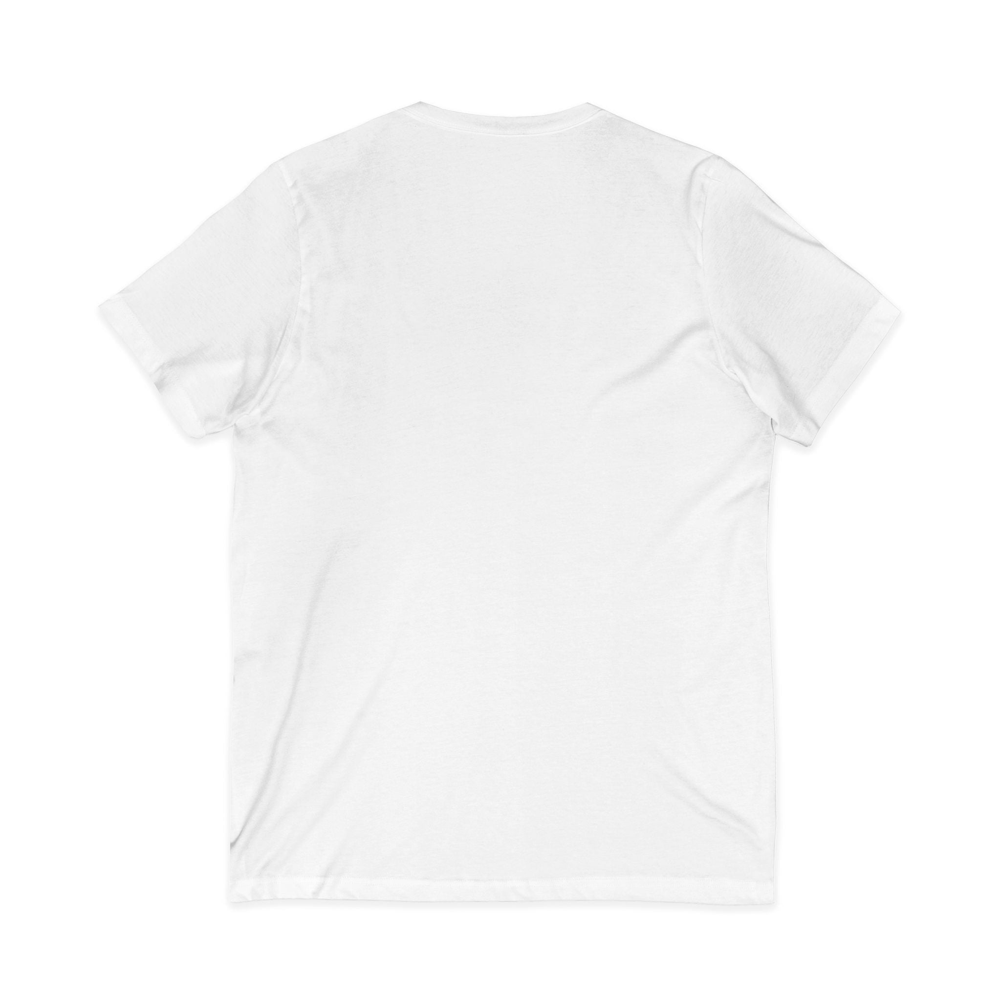 Minimal Pink Whale V - Neck Tee - Etna Gift
