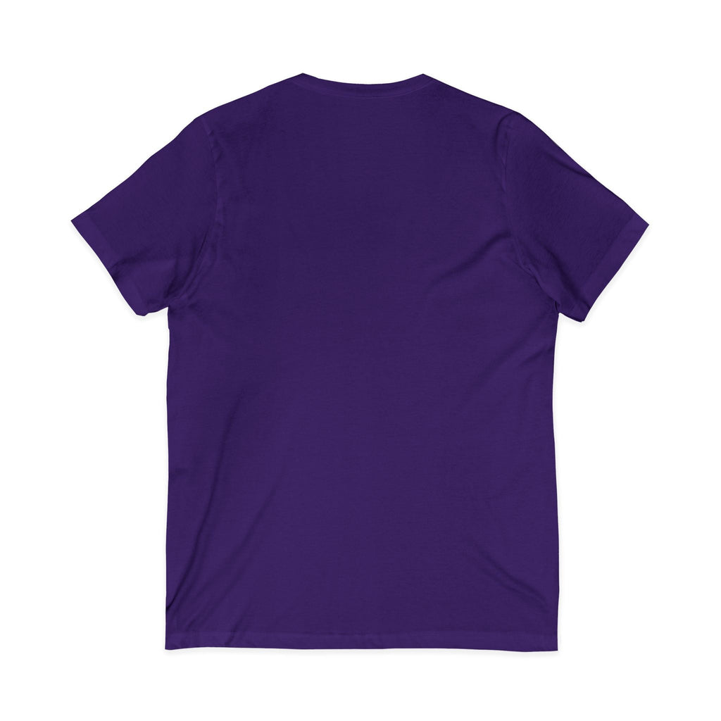 Minimal Pink Whale V - Neck Tee - Etna Gift