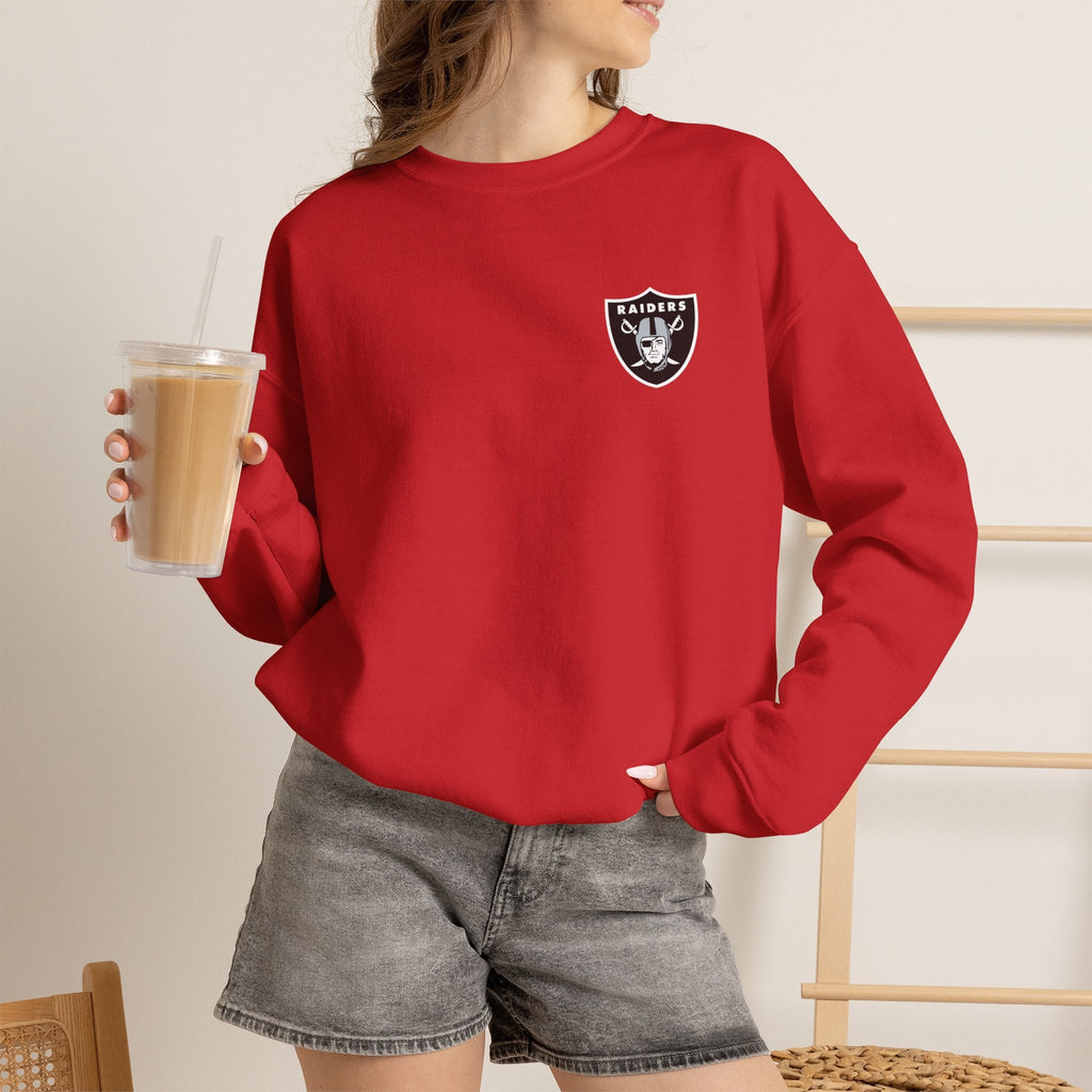 Minimalist Raiders Crest Crewneck Sweatshirt - Etna Gift