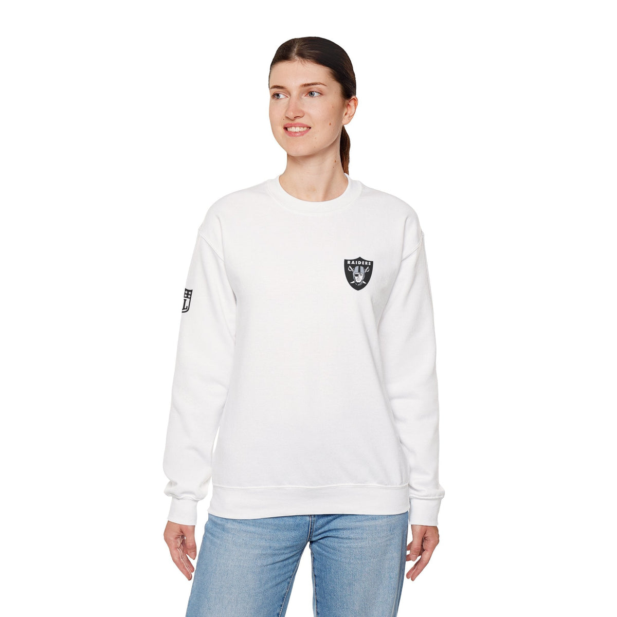 Minimalist Raiders Crest Crewneck Sweatshirt - Etna Gift