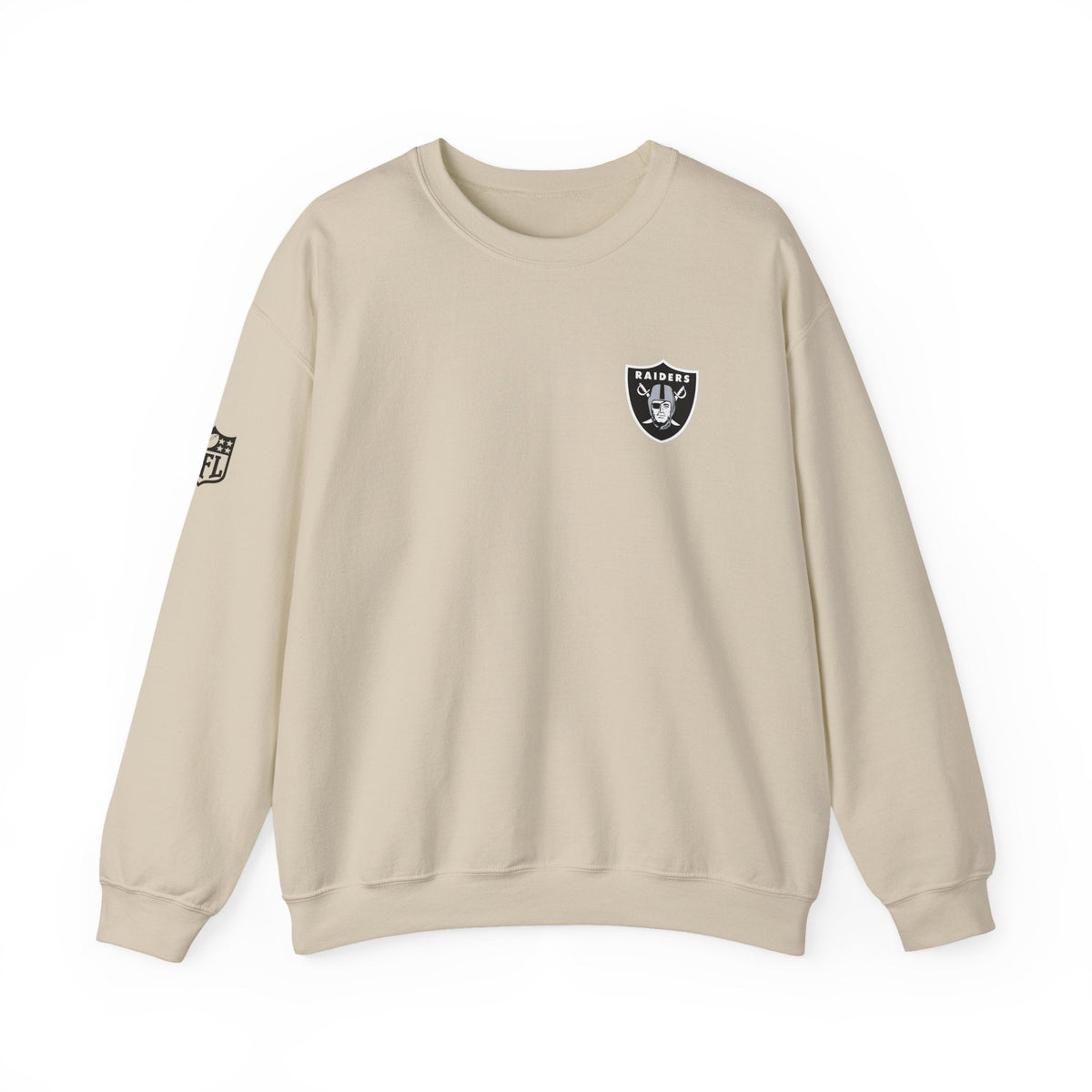 Minimalist Raiders Crest Crewneck Sweatshirt - Etna Gift
