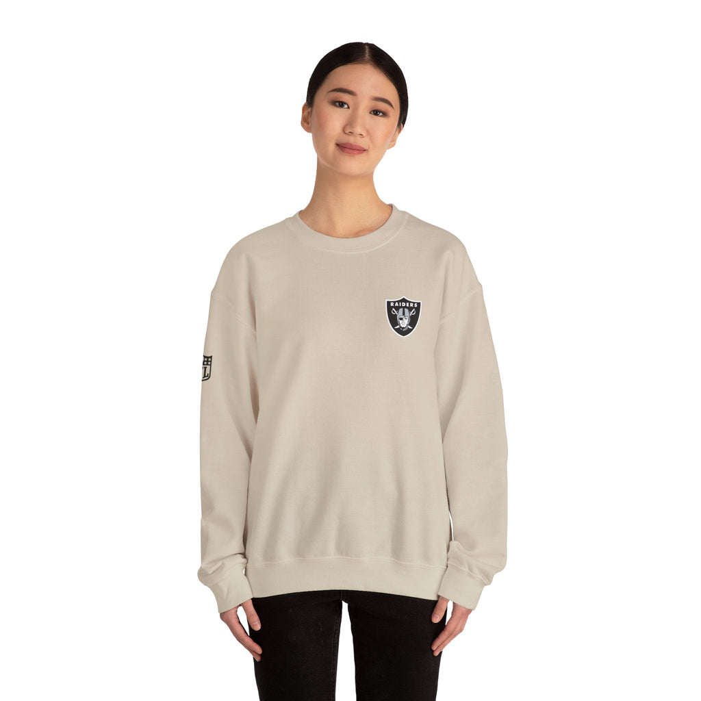 Minimalist Raiders Crest Crewneck Sweatshirt - Etna Gift