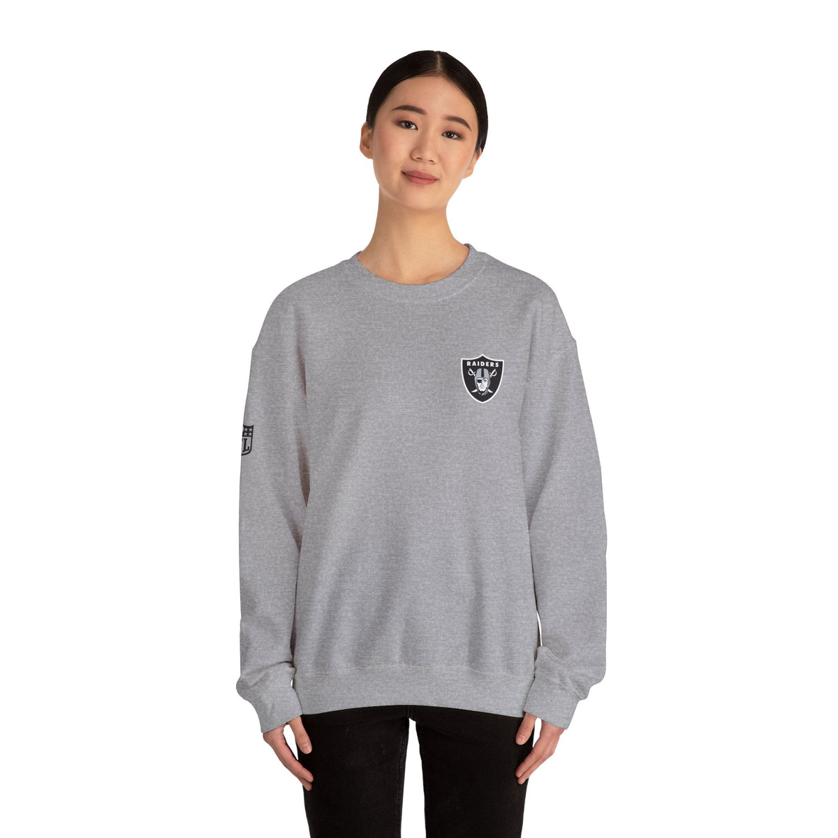 Minimalist Raiders Crest Crewneck Sweatshirt - Etna Gift