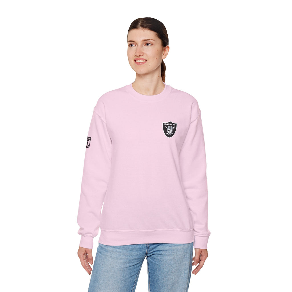 Minimalist Raiders Crest Crewneck Sweatshirt - Etna Gift