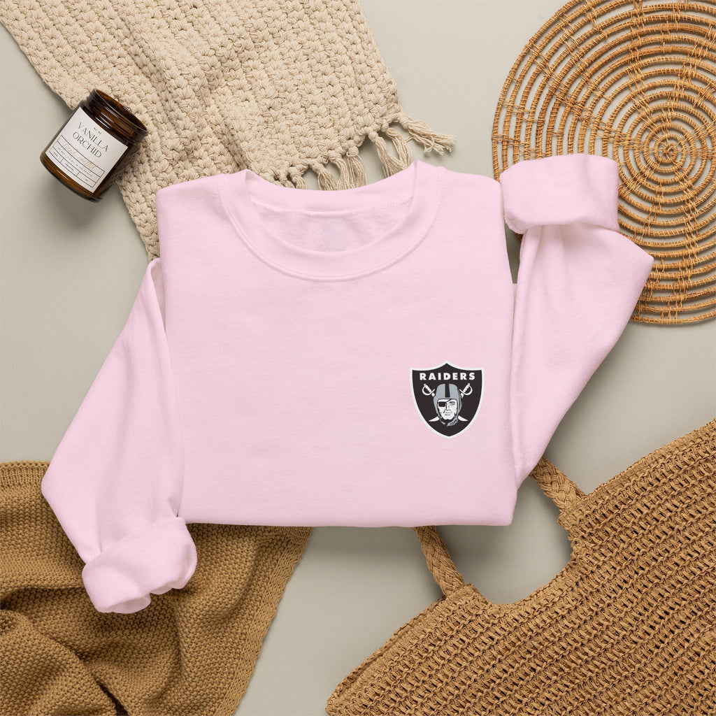 Minimalist Raiders Crest Crewneck Sweatshirt - Etna Gift